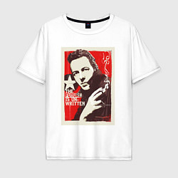 Футболка оверсайз мужская Joe Strummer of the Clash, цвет: белый