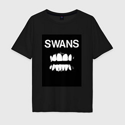 Футболка оверсайз мужская Swans Filth, цвет: черный