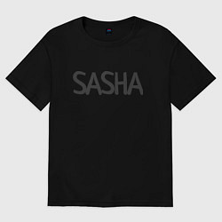 Футболка оверсайз мужская SASHA, цвет: черный