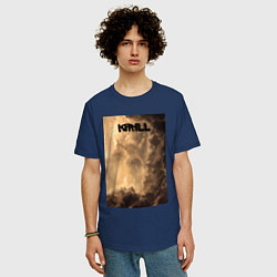 Футболка оверсайз мужская Kirill небосвод, цвет: тёмно-синий — фото 2