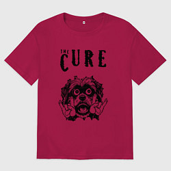 Мужская футболка оверсайз The Cure - rock dog