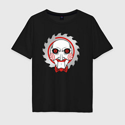 Футболка оверсайз мужская Billy the Puppet, цвет: черный