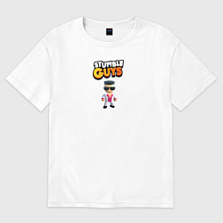 Футболка оверсайз мужская Stumble guys, цвет: белый
