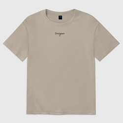 Мужская футболка оверсайз Designer