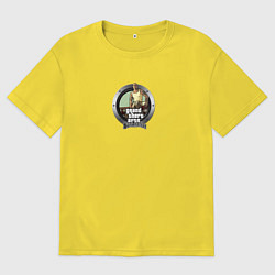 Футболка оверсайз мужская Grand Theft Auto san andres, цвет: желтый