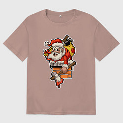 Мужская футболка оверсайз Киллер Санта
