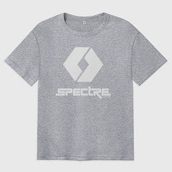 Футболка оверсайз мужская Spectre divide logo, цвет: меланж