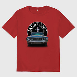 Мужская футболка оверсайз Форд Мустанг 1964-1973 годов