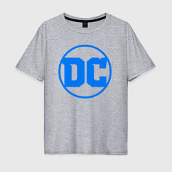 Мужская футболка оверсайз DC comics logo