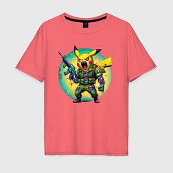 Мужская футболка оверсайз Cool Pikachu - special forces