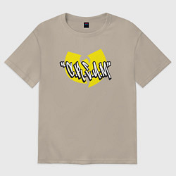 Футболка оверсайз мужская Wu-Tang Clan cream, цвет: миндальный