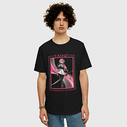 Футболка оверсайз мужская Taoqi Blossom of Slashes, цвет: черный — фото 2