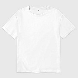 Футболка оверсайз мужская Человек паук спина, цвет: белый