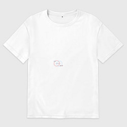 Футболка оверсайз мужская Фиолетовый Годжо дырка Тодзи Jujutsu Kaisen, цвет: белый