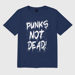 Мужская футболка оверсайз Punk not dead