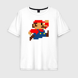 Мужская футболка оверсайз Mario 8 bit