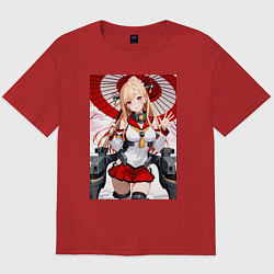 Мужская футболка оверсайз Марин Китагава косплей Azur Lane