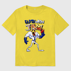 Футболка оверсайз мужская Sega Jim, цвет: желтый