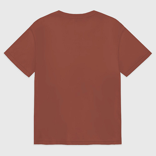 Мужская футболка оверсайз Спартак в Колизее / Кирпичный – фото 2