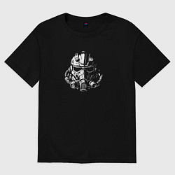 Футболка оверсайз мужская Mens Fallout, цвет: черный