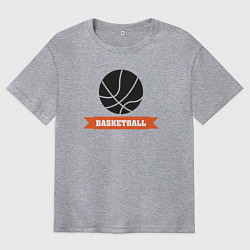 Мужская футболка оверсайз Basket play