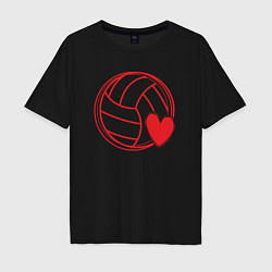 Мужская футболка оверсайз Volley love