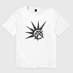 Мужская футболка оверсайз Anarchy punks