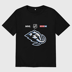 Мужская футболка оверсайз Юта Маммот логотип команды