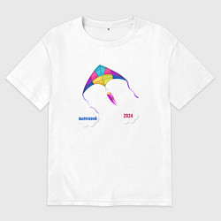 Мужская футболка оверсайз Выпускной 2024 года