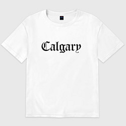 Мужская футболка оверсайз Calgary - Canada