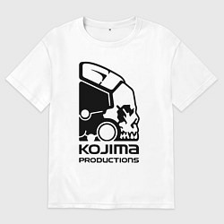 Мужская футболка оверсайз Kojima produktions logo