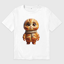 Мужская футболка оверсайз Персонаж - Хлебушек