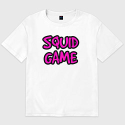 Мужская футболка оверсайз Pink squid game