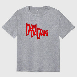 Мужская футболка оверсайз Dandadan - logotype
