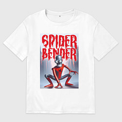 Мужская футболка оверсайз Spider Bender - ai art collab