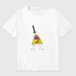 Футболка оверсайз мужская Билл Шифр, цвет: белый