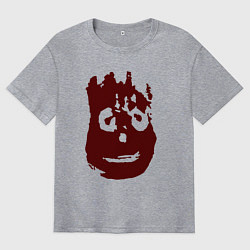 Футболка оверсайз мужская Изгой - Уилсон, цвет: меланж