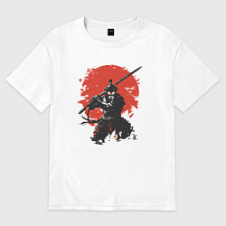 Мужская футболка оверсайз Samurai style