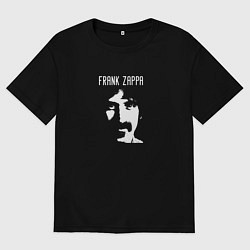 Футболка оверсайз мужская Tribute to Frank Zappa, цвет: черный