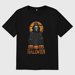 Мужская футболка оверсайз Halloween death