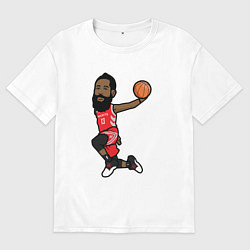 Мужская футболка оверсайз Harden fly