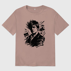 Мужская футболка оверсайз Есенин вихрь ветра