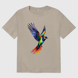 Мужская футболка оверсайз The blue raven