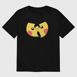 Мужская футболка оверсайз Wu-tang Pikachu