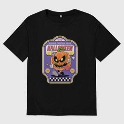 Мужская футболка оверсайз Zombie halloween