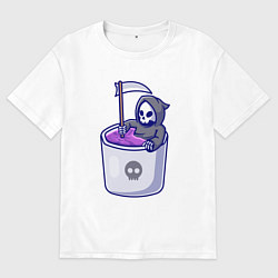 Мужская футболка оверсайз Ванна смерти