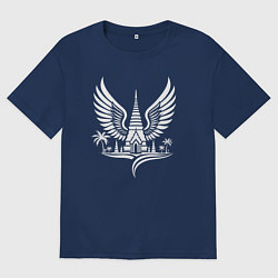 Мужская футболка оверсайз Хранитель тропиков