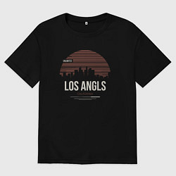 Мужская футболка оверсайз LA California