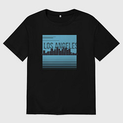 Мужская футболка оверсайз Los Angeles city