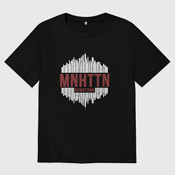 Мужская футболка оверсайз Manhattan downtown